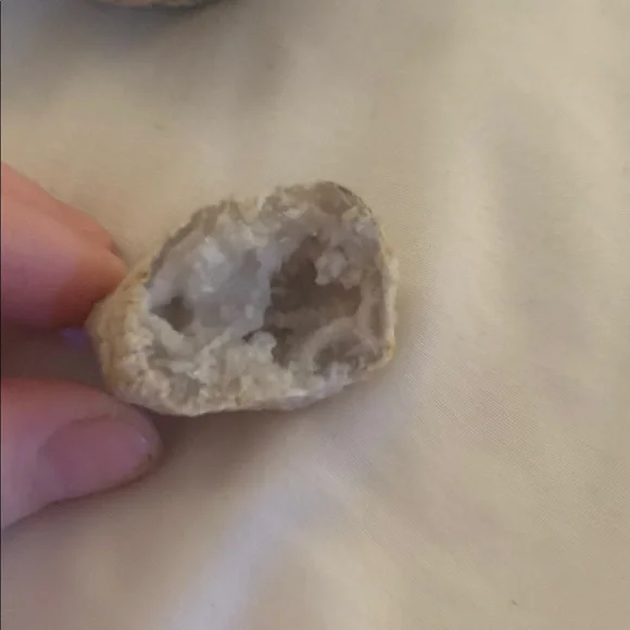 Natural Geode Crystal Trio - Picture 4 of 4